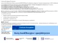 Bezpłatne kursy kwalifikacyjne i specjalistyczne dla pielęgniarek, pielęgniarzy i położnych. Zapisy na stronie smk.ezdrowie.gov.pl.