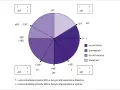 Diagram osi elektrycznej serca, kluczowy do zrozumienia, jak odczytać wynik EKG. Pokazuje rozmieszczenie odprowadzeń i ich kąty.